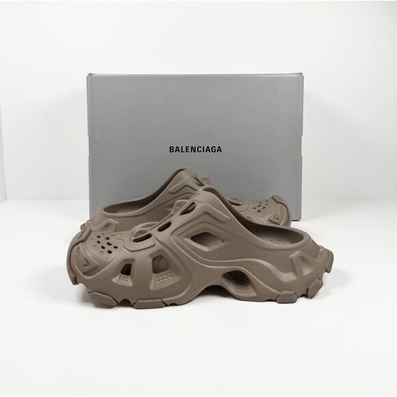 Size 45EU/12US - Balenciaga HD Mule Slip On Taupe NEW! main image 5